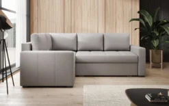Designer Ecksofa Cortino mit Schlaffunktion und Stauraum