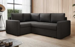 Designer Ecksofa Cortino mit Schlaffunktion und Stauraum