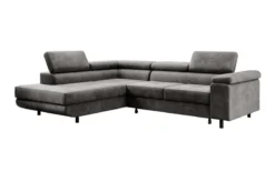 Designer Ecksofa Costa mit Schlaf- und Klappfunktion aus Samt