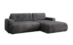 Designer Ecksofa Enzo mit Schlaf- und Klappfunktion in Cord