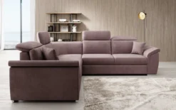 Designer Ecksofa Fernando mit Schlaffunktion und Stauraum