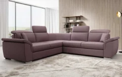 Designer Ecksofa Fernando mit Schlaffunktion und Stauraum
