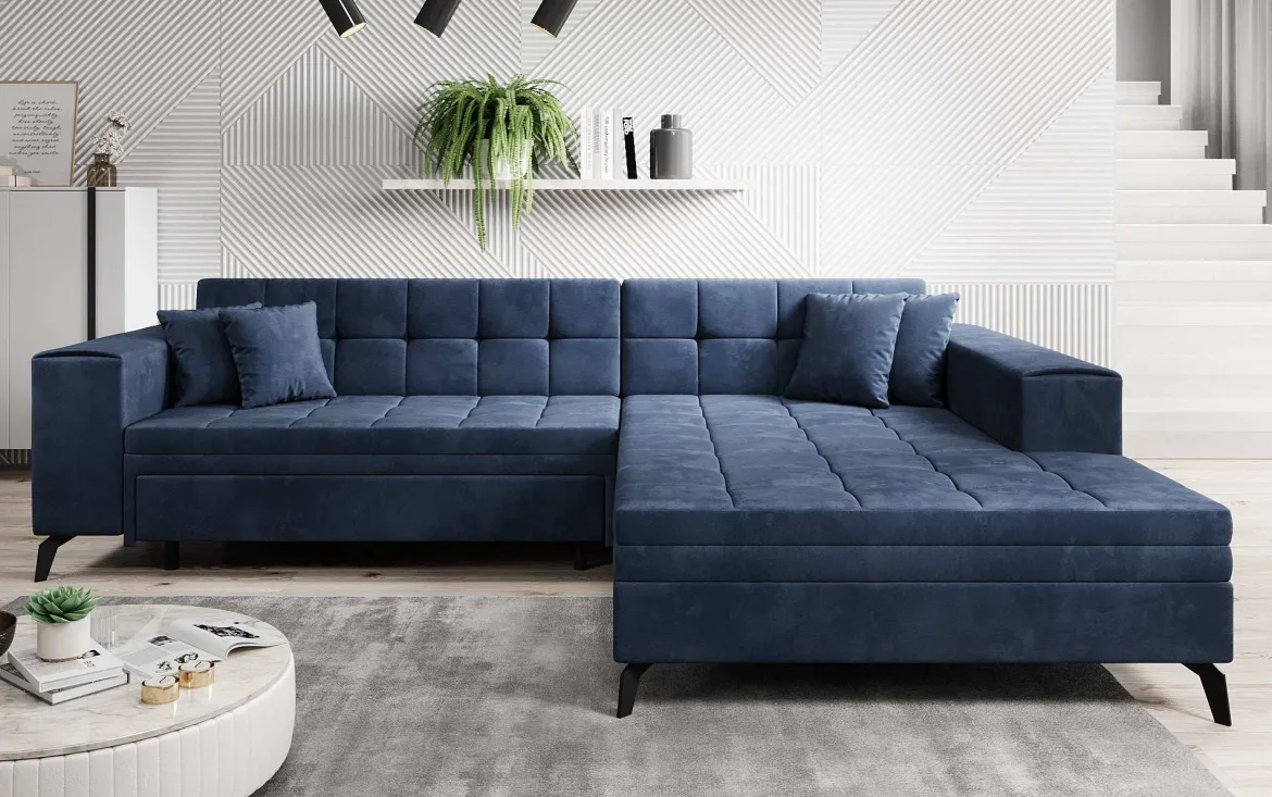Designer Ecksofa Frida mit Schlaffunktion