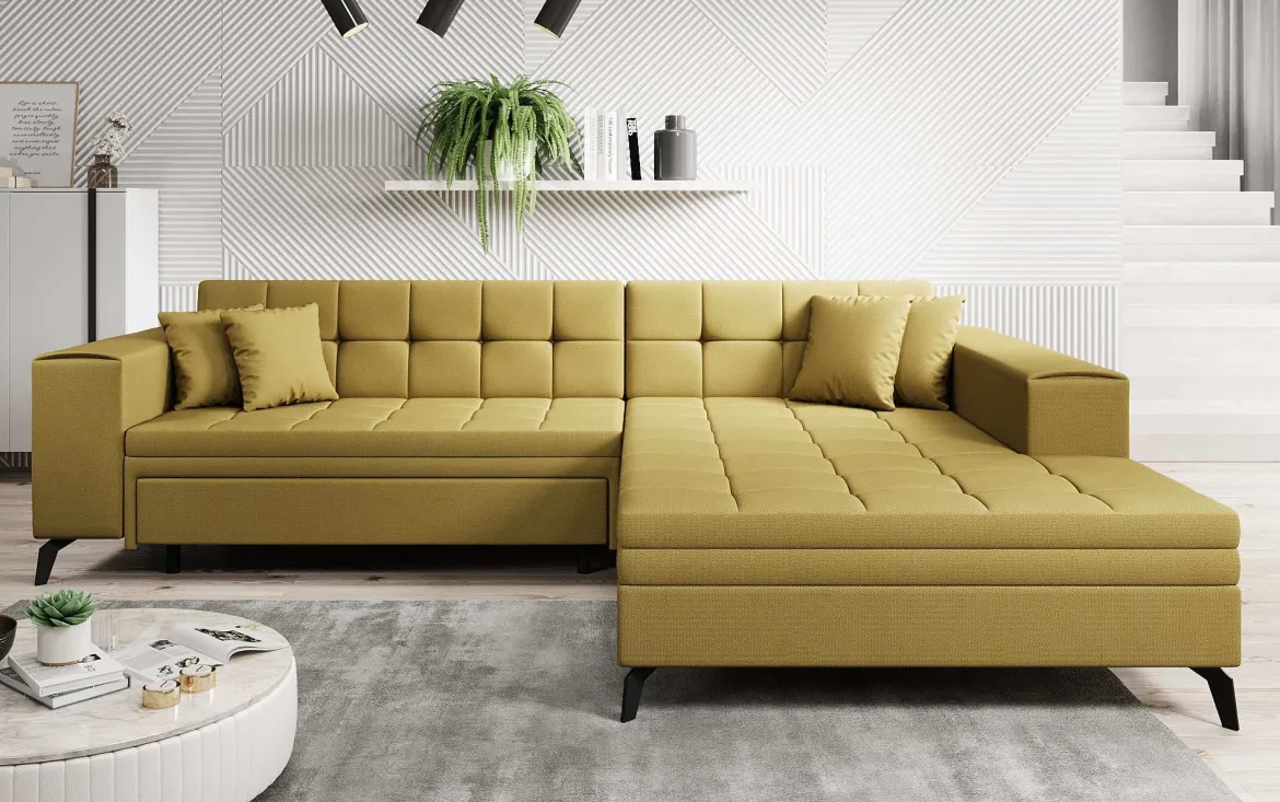 Designer Ecksofa Frida mit Schlaffunktion