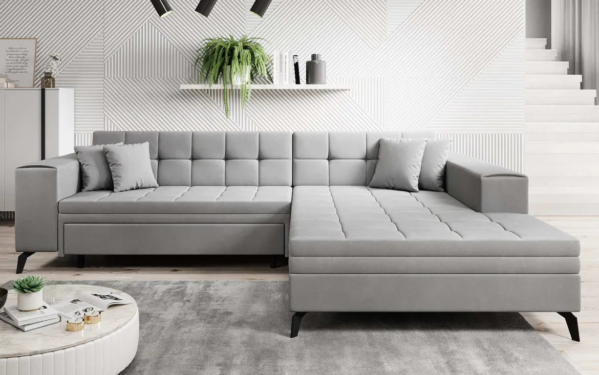 Designer Ecksofa Frida mit Schlaffunktion
