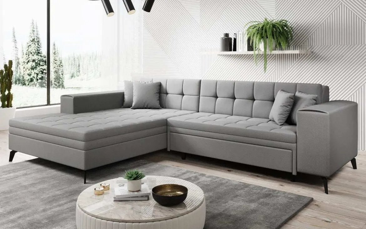 Designer Ecksofa Frida mit Schlaffunktion