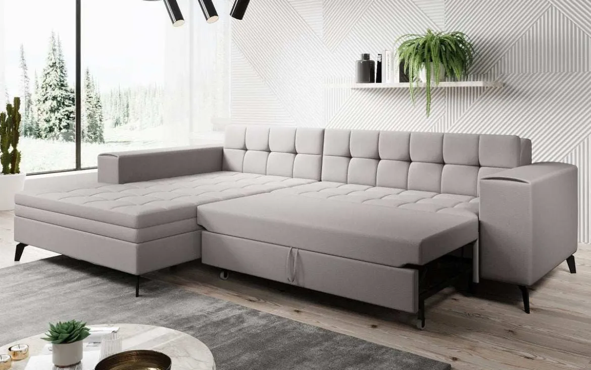 Designer Ecksofa Frida mit Schlaffunktion