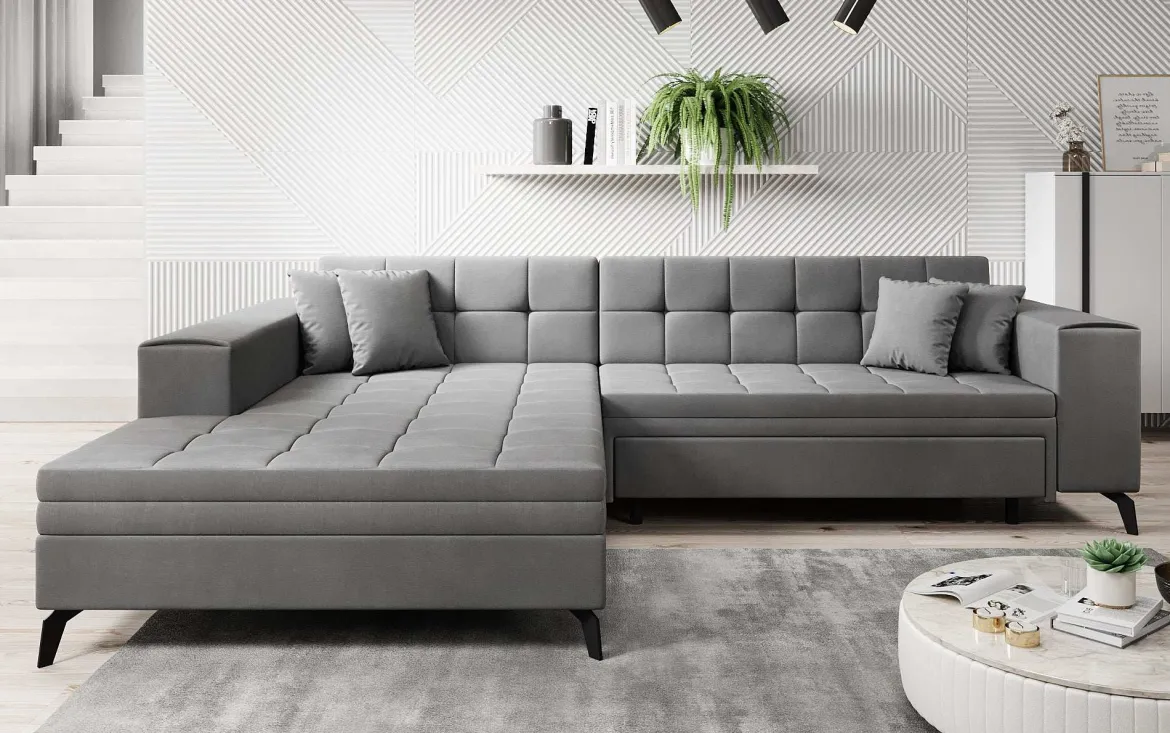 Designer Ecksofa Frida mit Schlaffunktion