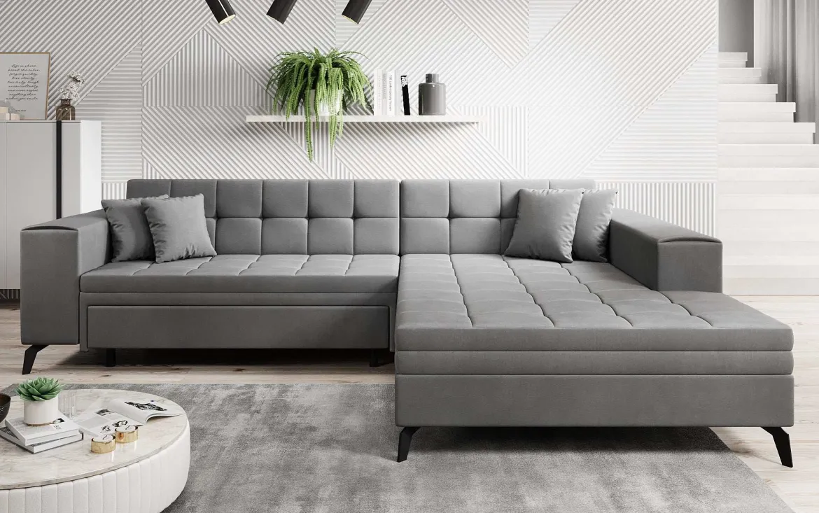Designer Ecksofa Frida mit Schlaffunktion