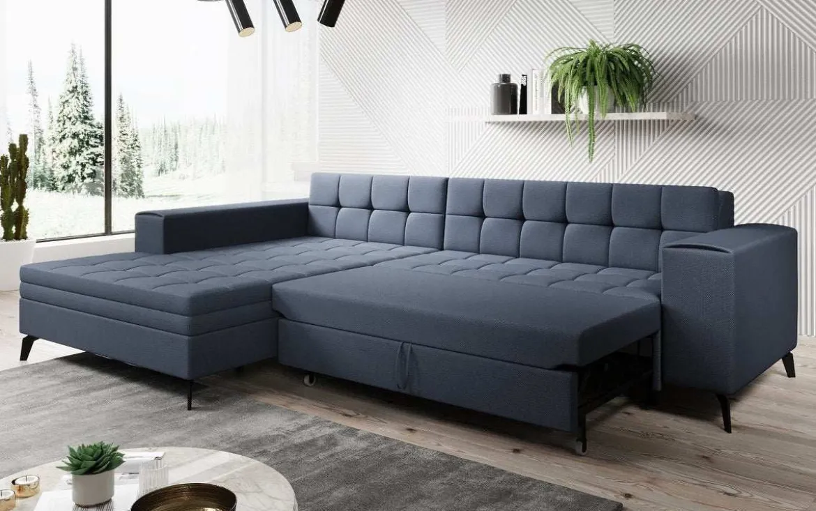Designer Ecksofa Frida mit Schlaffunktion