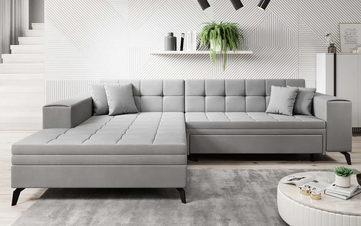 Designer Ecksofa Frida mit Schlaffunktion