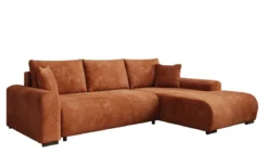 Designer Ecksofa Hanna mit Schlaffunktion und Stauraum