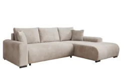 Designer Ecksofa Hanna mit Schlaffunktion und Stauraum