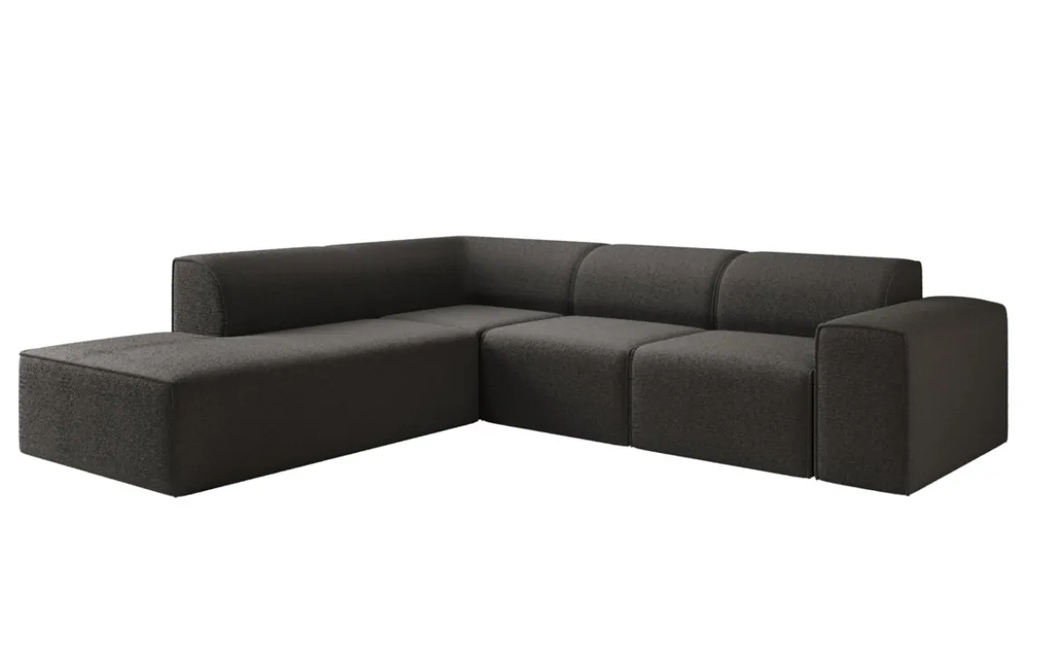 Designer Ecksofa Idiola in Teddy Bouclé