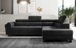 Designer Ecksofa Kira mit Schlaf- und Klappfunktion