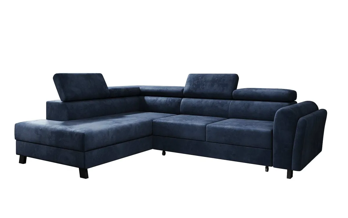 Designer Ecksofa Kira mit Schlaf- und Klappfunktion