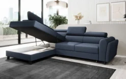 Designer Ecksofa Kira mit Schlaf- und Klappfunktion