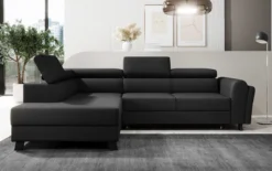 Designer Ecksofa Kira mit Schlaf- und Klappfunktion