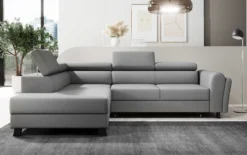 Designer Ecksofa Kira mit Schlaf- und Klappfunktion
