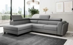 Designer Ecksofa Kira mit Schlaf- und Klappfunktion