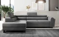 Designer Ecksofa Kira mit Schlaf- und Klappfunktion