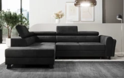 Designer Ecksofa Kira mit Schlaf- und Klappfunktion