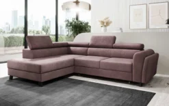 Designer Ecksofa Kira mit Schlaf- und Klappfunktion