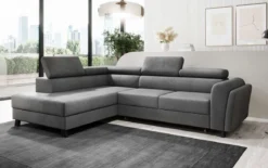 Designer Ecksofa Kira mit Schlaf- und Klappfunktion
