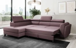 Designer Ecksofa Kira mit Schlaf- und Klappfunktion