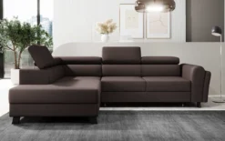 Designer Ecksofa Kira mit Schlaf- und Klappfunktion