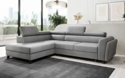 Designer Ecksofa Kira mit Schlaf- und Klappfunktion