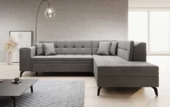 Designer Ecksofa Lania mit Schlaffunktion