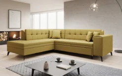 Designer Ecksofa Lania mit Schlaffunktion