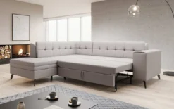 Designer Ecksofa Lania mit Schlaffunktion