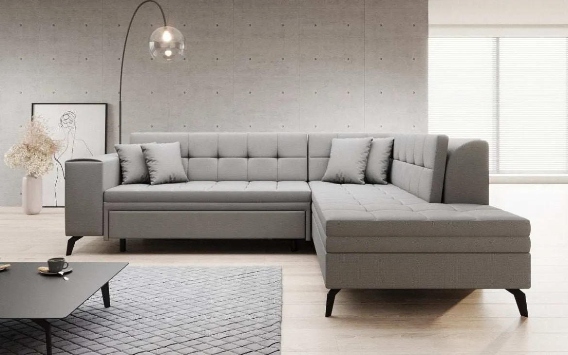 Designer Ecksofa Lania mit Schlaffunktion