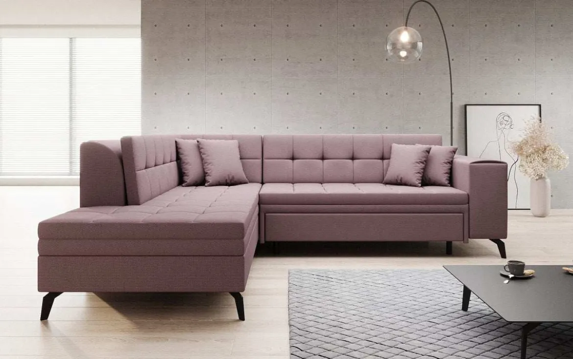 Designer Ecksofa Lania mit Schlaffunktion