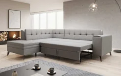 Designer Ecksofa Lania mit Schlaffunktion