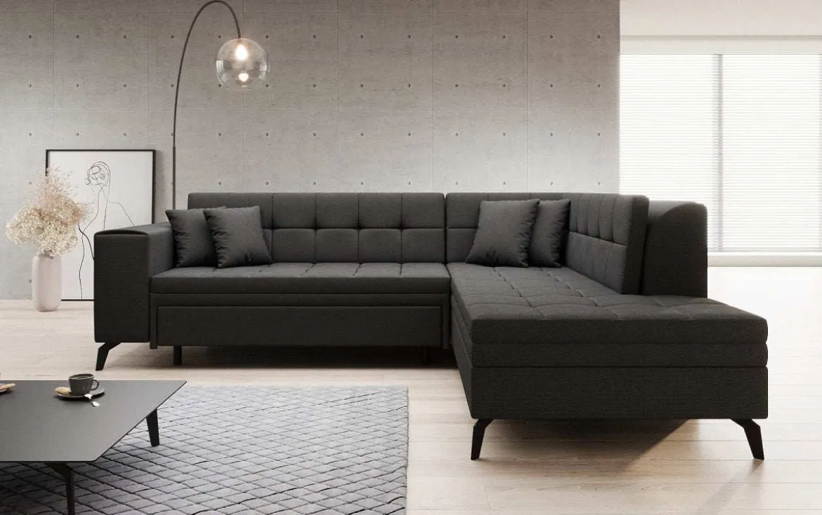 Designer Ecksofa Lania mit Schlaffunktion