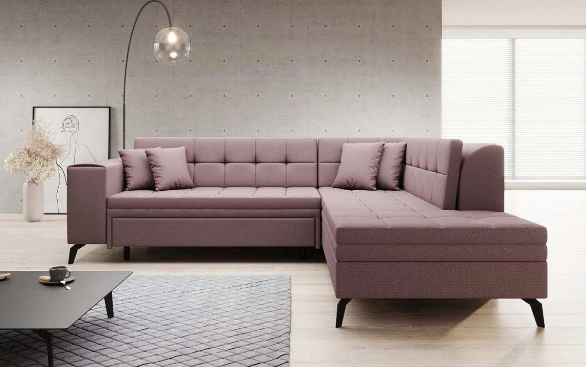 Designer Ecksofa Lania mit Schlaffunktion