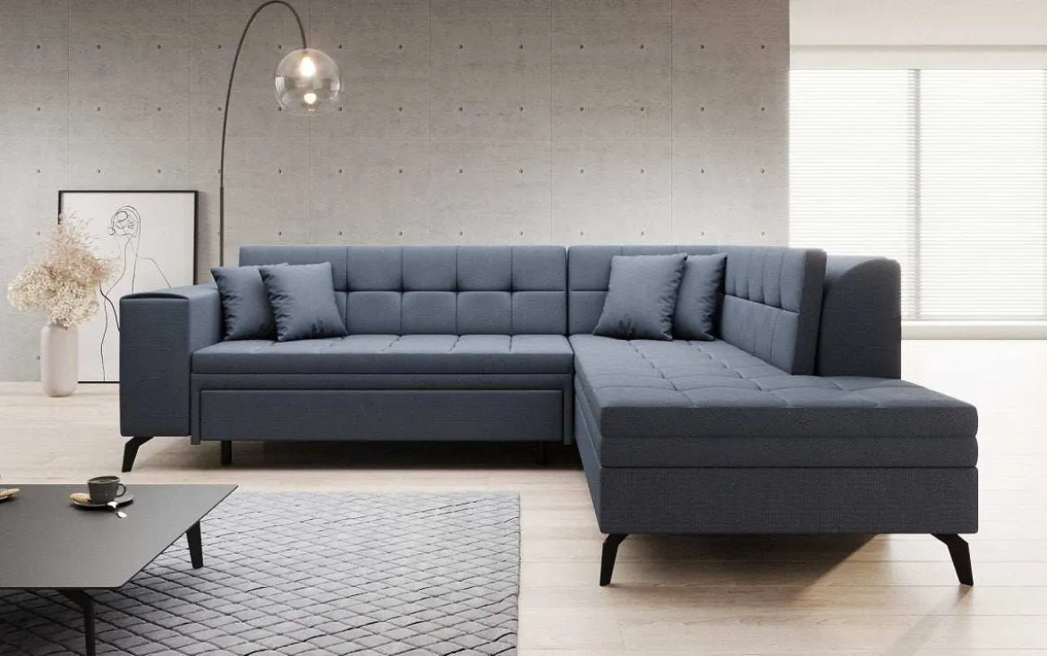 Designer Ecksofa Lania mit Schlaffunktion