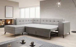Designer Ecksofa Lania mit Schlaffunktion
