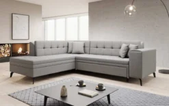 Designer Ecksofa Lania mit Schlaffunktion