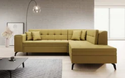 Designer Ecksofa Lania mit Schlaffunktion