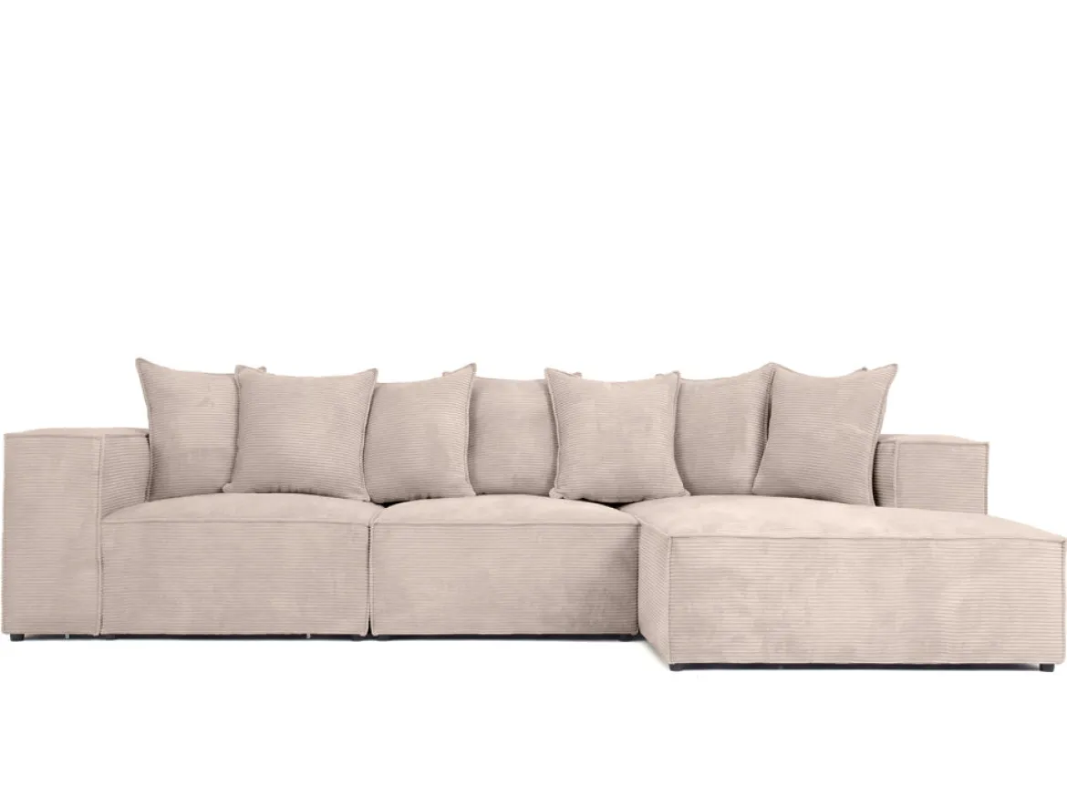 Designer Ecksofa Largo in Cord
