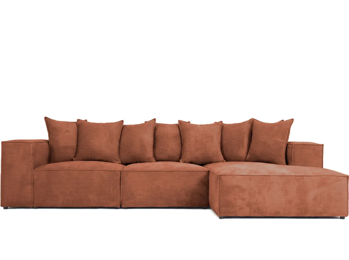 Designer Ecksofa Largo in Cord