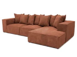Designer Ecksofa Largo in Cord