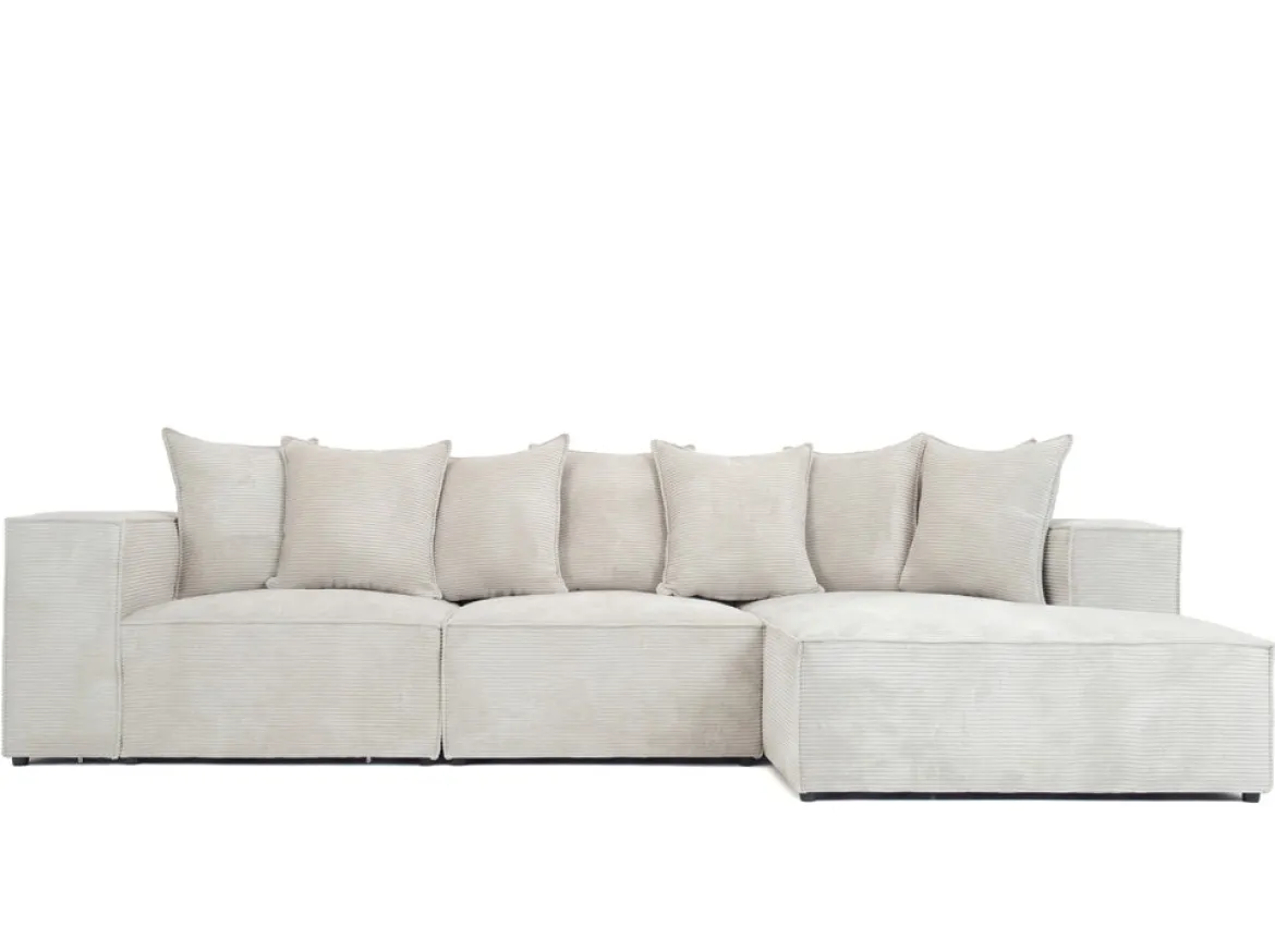 Designer Ecksofa Largo in Cord