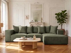 Designer Ecksofa Largo in Cord