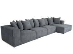 Designer Ecksofa Largo Maxi in Cord