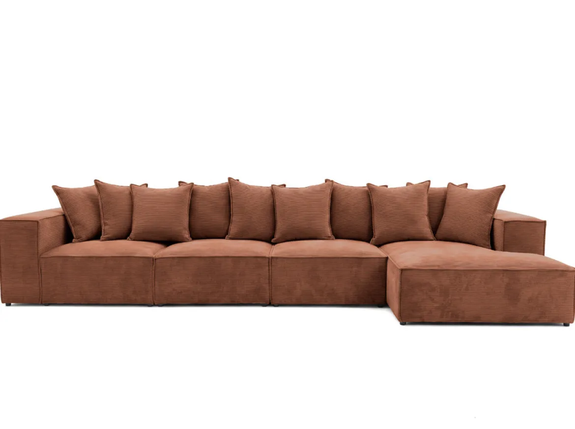 Designer Ecksofa Largo Maxi in Cord